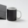 Mug - chameleon ceramic shares “eating”, 350 ml, white color