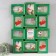 Platinum multipliece collage for 12 photos 10x15 cm, green with gold