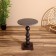 Coffee table 41x41x59 cm, aluminum/marble