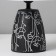 Pablo table lamp 1x40W E27 Black and white 18x18x30 cm Risalux