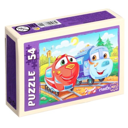 Puzzle "train", 54 elements, mix