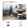 Shelf for Person-5 flowers, on wheels, wenge