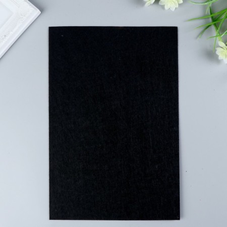 Hard felt 1 mm 20x30 cm black