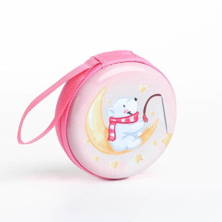 Case for coins/headphones with lightning, pink color-2