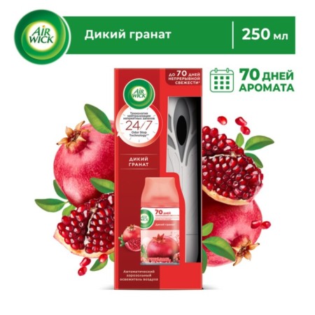 Airwick Freshmatic Air Air Air Wild Pomegranate, with a replaceable cylinder, 250 ml-1