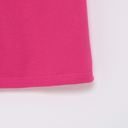 Платье для девочки с рюшей KAFTAN "Basic line", размер 34 (122-128), цвет фуксия-8