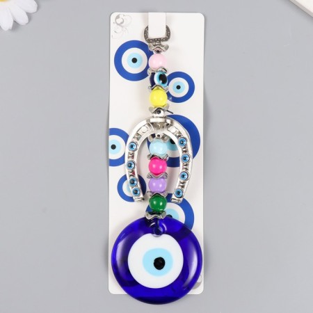 Suspension from the evil eye "horseshoe" 21 cm mix-3