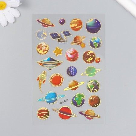 Plastic Plastic sticker with gold 10.2x20.5 cm