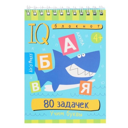 Smart notebook "Learning letters", 80 tasks, 4 +