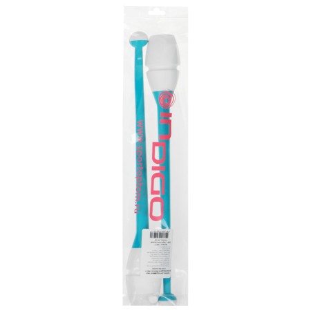 Bulava for rhythmic gymnastics inserted indigo, 36 cm, blue/white color-5