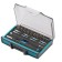 A screwdriver with a set of bit and end heads for accurate work GROSS 11599, flexible drive, CRMO, 48 pieces