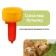 Nipple for a bottle for feeding livestock, plastic, Greengo