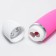 Vibrator with stimulation of the point G, realistic shape, 17.2 × 4 cm, pink