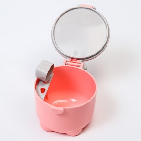 Container for storage of baby food, 250 ml., Pink color-6