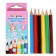 Pencils 6 flowers mini, calligrata "Princess"
