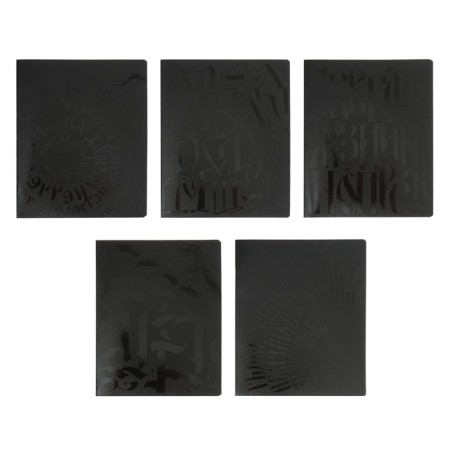 Notebook of 48 sheets in the Erichkrause Lettering cage, cover coated cardboard, OFSET block, 5V, mix