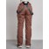 Semi -combinezone ski insulated female winter, size 42, brown color
