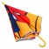 Children's umbrella. Spider, orange, 6 spokes d = 90 cm