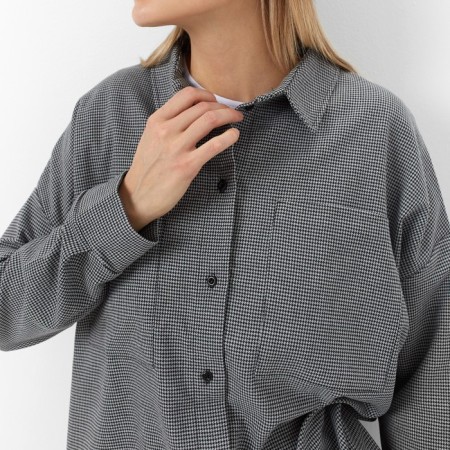 Female shirt, gray-black color, size 44-7