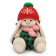 Soft toy "Bunny mi in a hat with a snowflake", 18 cm