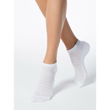 Носки короткие женские хлопковые Conte Elegant Active, размер 25, цвет белый