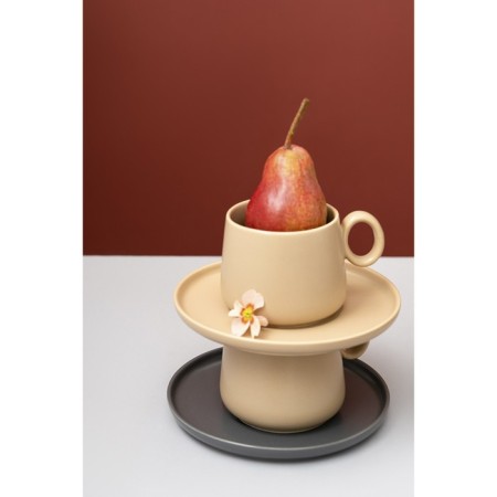 Tkano Essential Tea Set, 250 ml, 2 pcs, beige color-2