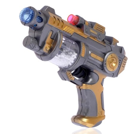 Pistol "Disintegrator", light and sound effects, works from batteries, MIX color-6