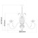 Valencia chandelier, size 95x200x95 cm, 400W 10xe14 IP 20