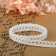 Knitted lace, 10 mm × 15 ± 1 m, white color
