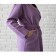 Women's robe, shalka+kant, size 52, lilac color, waffle