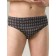 Male panties, size XXL, blue, dark gray, 2 pcs
