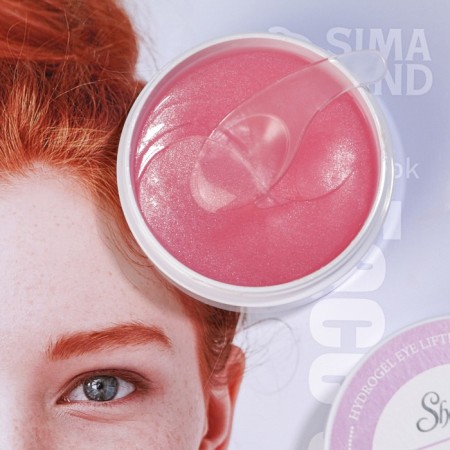 Hydrogel patches for the eyes with rose extract 60 pcs-1