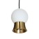 Lamp Bayerlux 2281/1 LED white-gold 10.5x10.5x15-115 cm