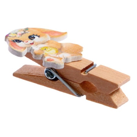 Decorative clothespins "Lovely bunnies" set 10 pcs., 1.5 × 12 × 14 cm-3