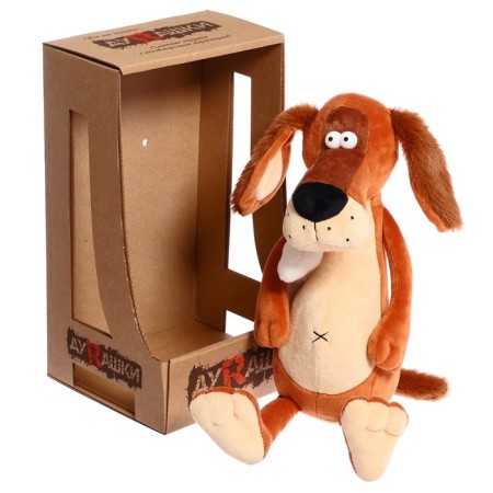 Soft toy "dog & kostochka", 25 cm-4