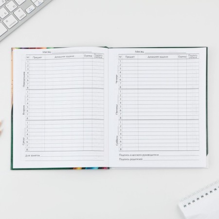 School Diary 1-4 Grade "September 1: School", solid cover 7BC, glossy lamination, 48 sheets-5