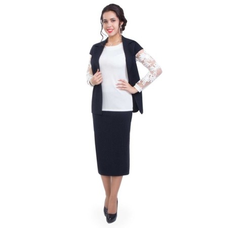 Women's skirt, size 42, black color