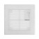 Ventilation grate Zein Lux LP162, 162 x 162 mm, with a net, detachable
