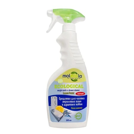 Environmentally friendly cleansing agents for acrylic bathtubs and showers Molecola Ecological, 500 ml
