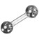 Dream Bike Kostochka key, 10 sizes, 6-15 mm, zinc alloy