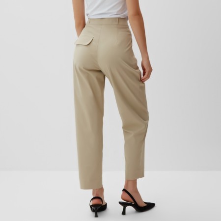 Women's pants Minaku: Safari beige color, rr 52-3