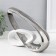 Souvenir Ceramics "Abstraction. Chain" silver with white 26.5x5x5x19.5 cm