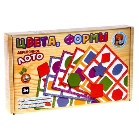 Loto wooden "Colors, forms"-4