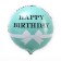Foil ball 18 "HBD Bow" circle, with a substrate