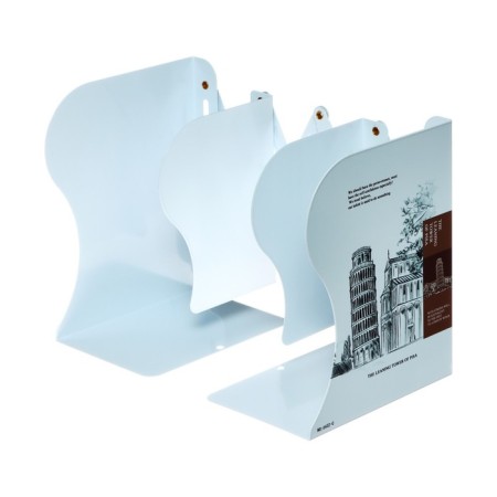 Settling book stands, 3 departments, metallic, mix-1