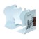 Settling book stands, 3 departments, metallic, mix