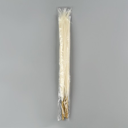 Pampas artificial grass, height 43 cm, 5 brushes, milk color-3