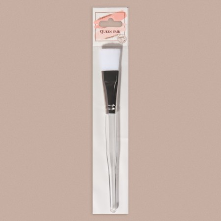 Mask brush, 17 (+/- 1) cm, transparent/white color-7