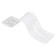 Frame under the license plate, silicone, 1 pc., White Adfc031