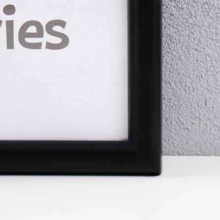 Photo frame MDF 21x30 cm, No. 5 "Simple", black (plastic screen)-1